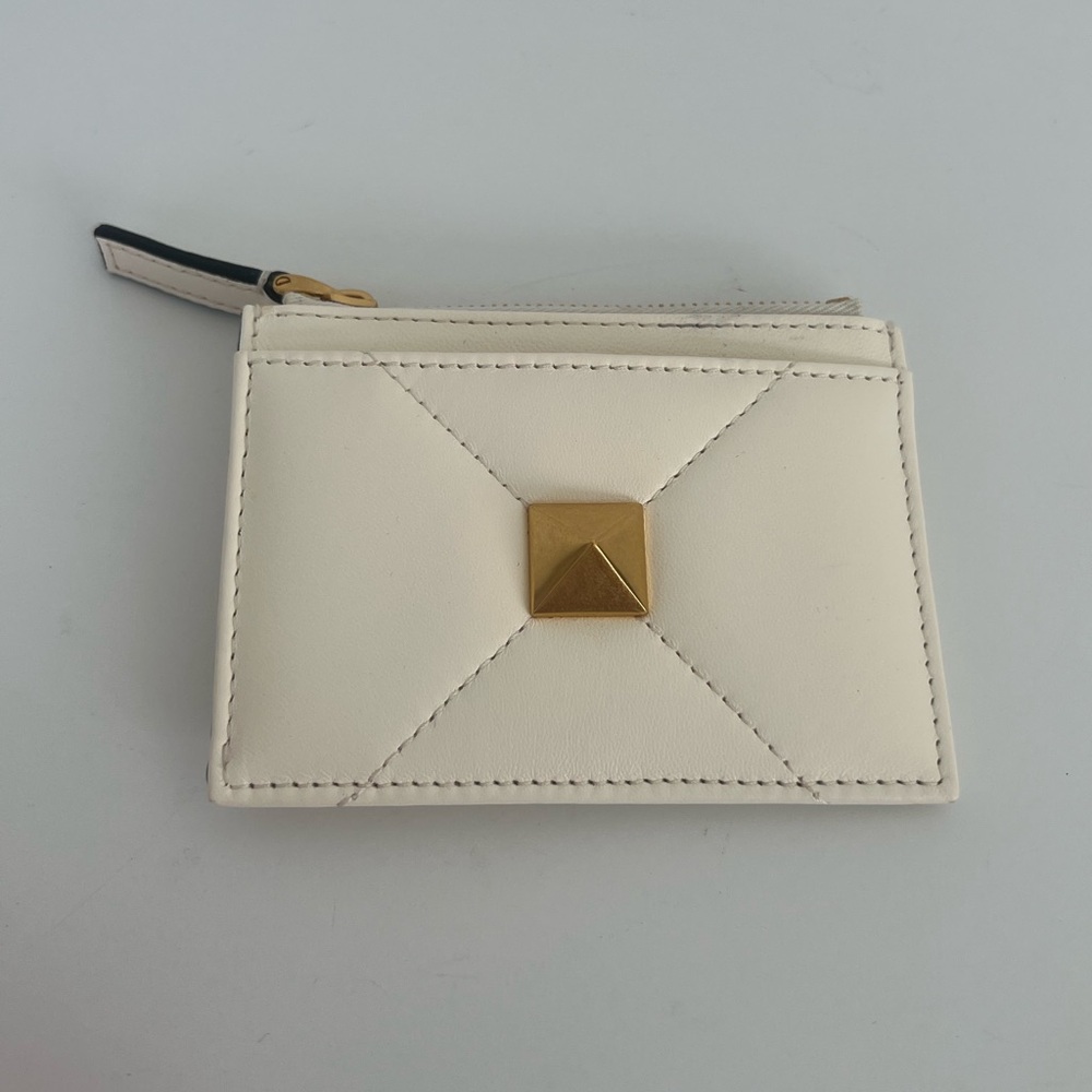 Valentino Garavani Roman Stud coin purse and card holder
